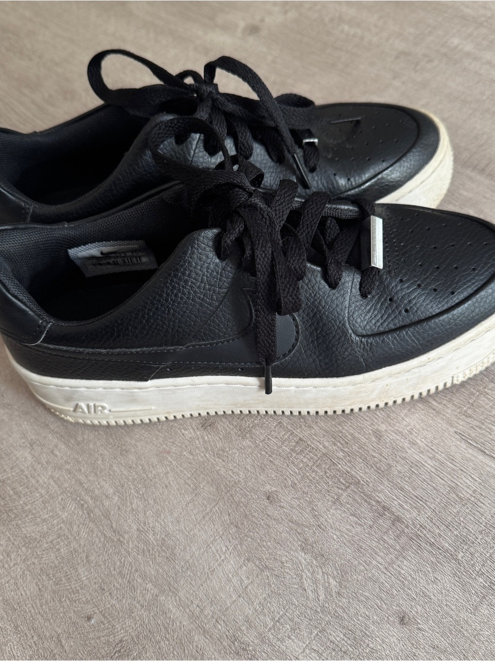 Nike Air Force 1 Sage Low Leather Platform Sneaker Women's Size 6